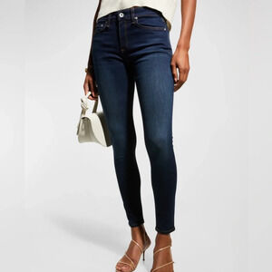 Rag & Bone Womens Ankle Mid Rise Denim Jeans Blue Size 27